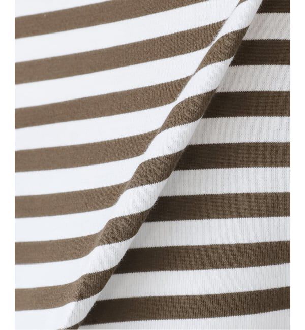 journal standard luxe「コットンボーダー ボートネックプルオーバー」|Tシャツ・カットソー|