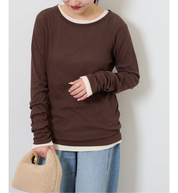 JOURNAL STANDARD relume「《追加2》ツイストシアーテレコロングTEE」|Tシャツ・カットソー|