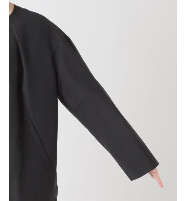 JOURNAL STANDARD「グログランノーカラーコクーンコート」|ノーカラーコート|