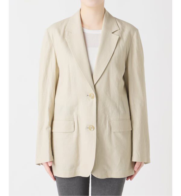 JOURNAL STANDARD relume「［26SS新作 / 手洗い可］リネンフィールシングルジャケット」|テーラードジャケット|
