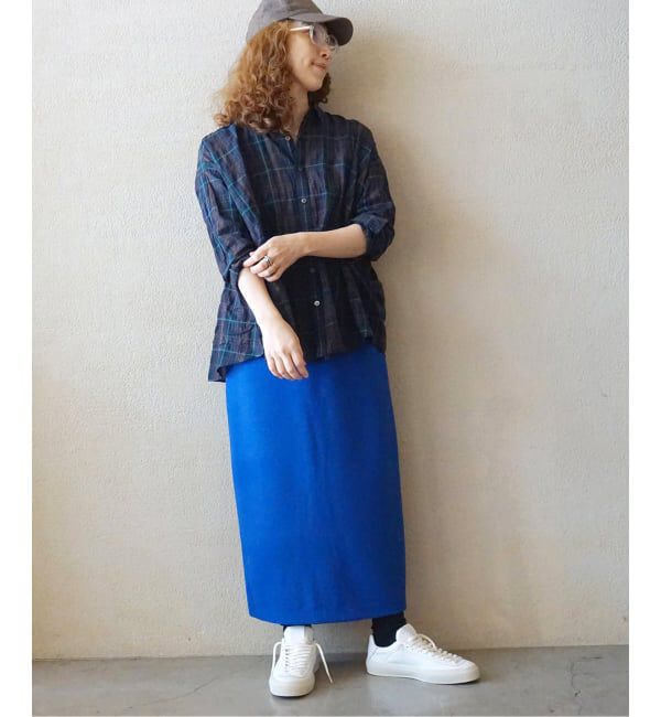 journal standard luxe「《予約》シャーリングチェック レギュラーカラーBigシャツ」|シャツ・ブラウス|