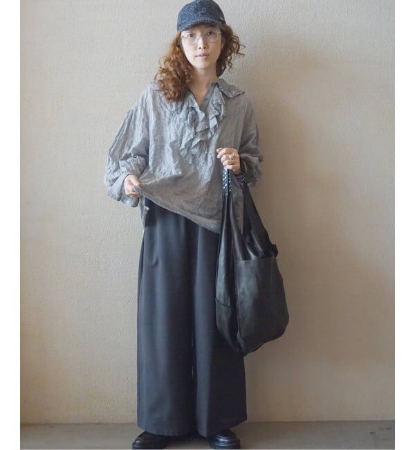 journal standard luxe「《予約》ラッフルフリルプルオーバーシャツ」|シャツ・ブラウス|