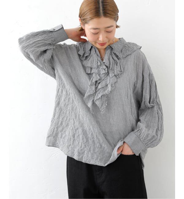 journal standard luxe「《予約》ラッフルフリルプルオーバーシャツ」|シャツ・ブラウス|