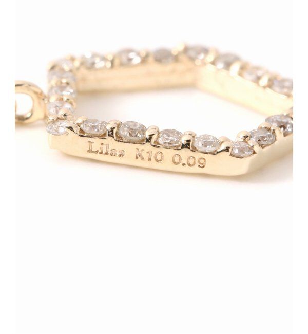 Lilas by Spick&Span「ペンタゴンダイヤブレスレット K10」|ブレスレット・バングル|