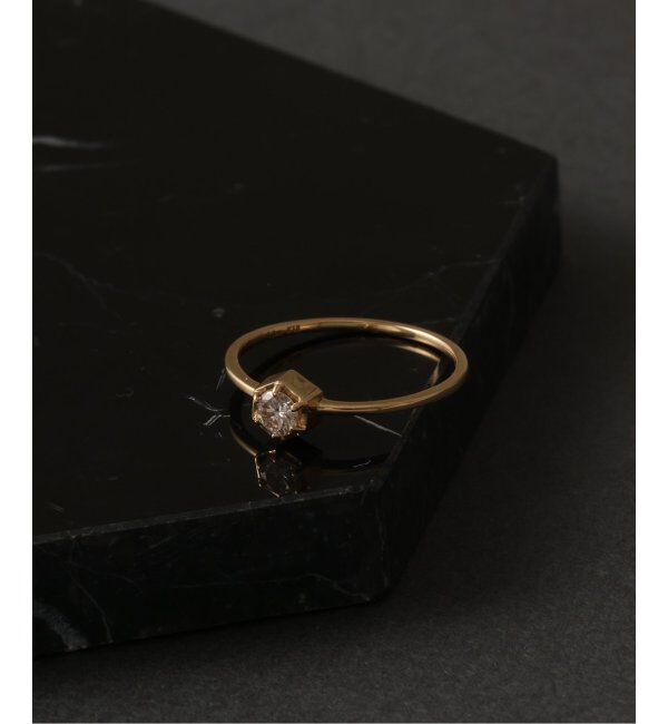 Lilas by Spick&Span「0.18ct六角ダイヤリング K18」|リング|