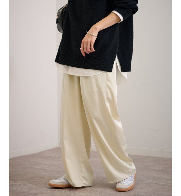 FRAMeWORK「≪追加≫サテンストレッチイージーパンツ2」|その他|