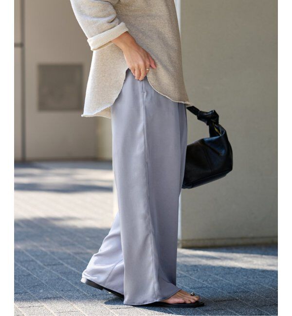 FRAMeWORK「≪追加≫サテンストレッチイージーパンツ2」|その他|