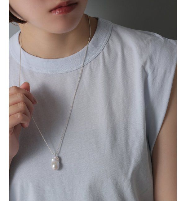 Spick and Span「《WEB限定》【SAMH by LILAS】オイスターパールネックレス SV」|ネックレス|