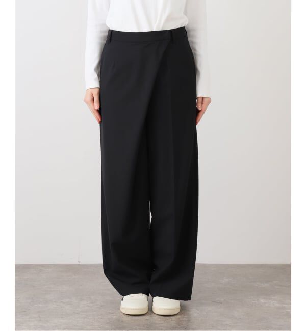 FRAMeWORK「TWラップパンツ」|スラックス|