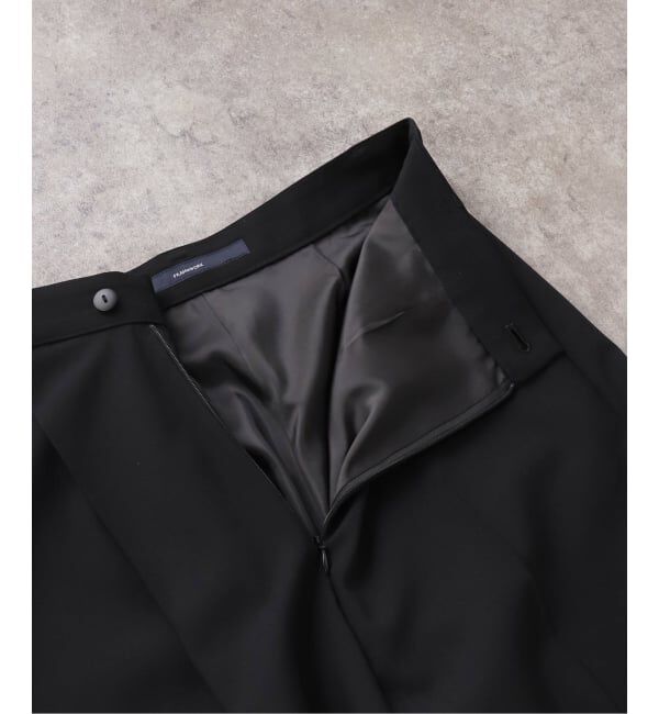 FRAMeWORK「TWラップパンツ」|スラックス|