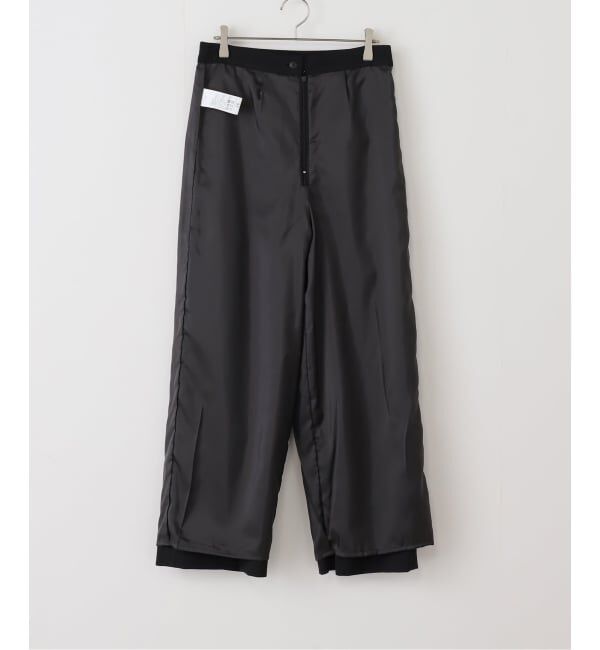 FRAMeWORK「TWラップパンツ」|スラックス|