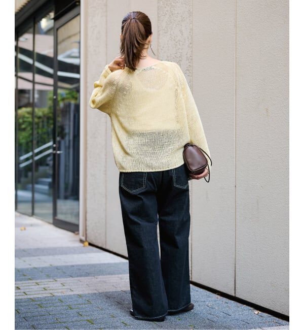 FRAMeWORK「≪新色 / 追加≫LINEN CORD ニット」|ニット・セーター|