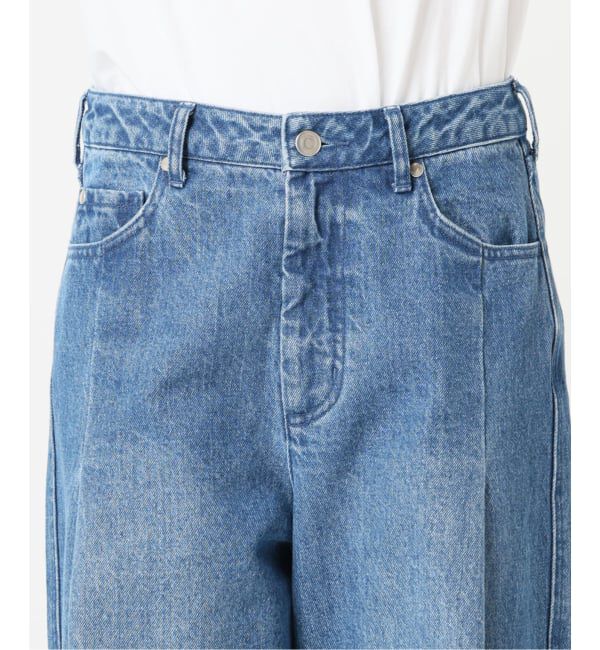 U by SPICK&SPAN「ルーズタックバギーデニム」|デニム|