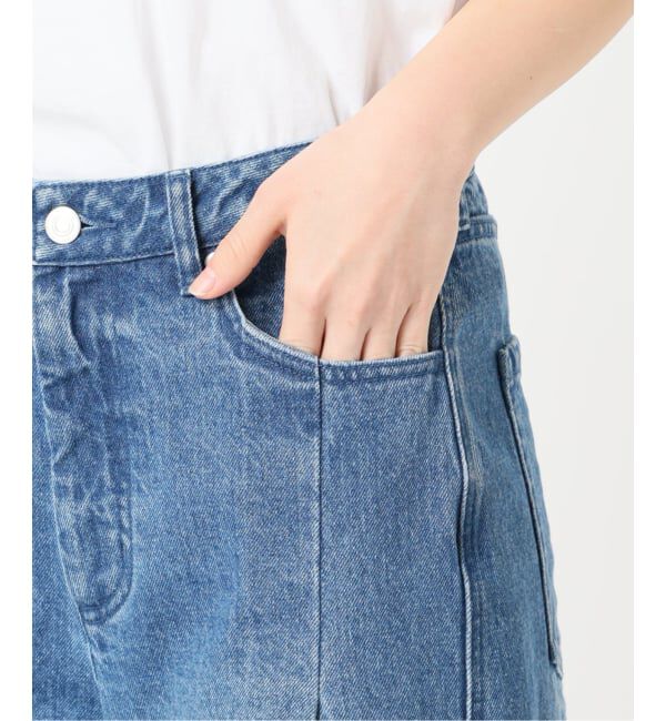 U by SPICK&SPAN「ルーズタックバギーデニム」|デニム|