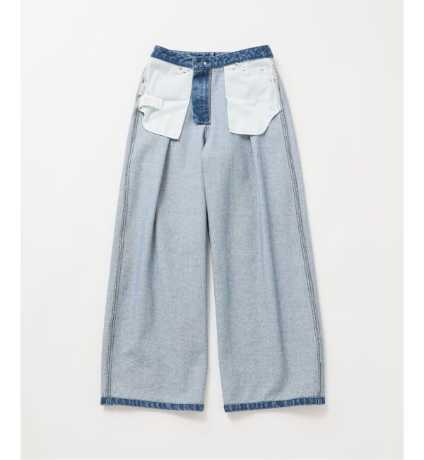 U by SPICK&SPAN「ルーズタックバギーデニム」|デニム|