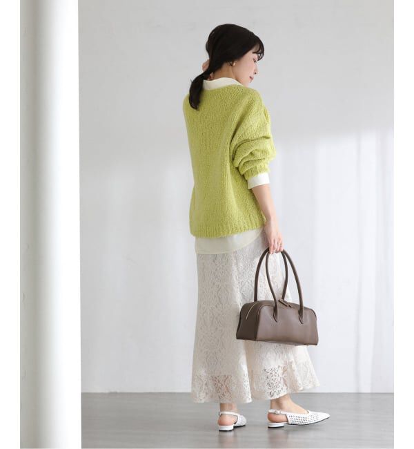  「【洗える】マーメイドレーススカート」|スカート|