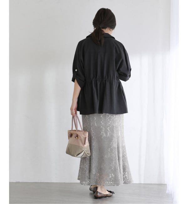  「【洗える】マーメイドレーススカート」|スカート|