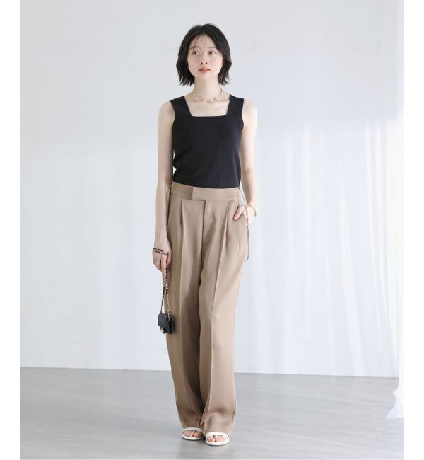  「《予約》【洗える】2WAYニットタンク」|ニット・セーター|