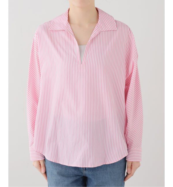  「【洗える】TICCA/ティッカ スキッパーシャツ」|シャツ・ブラウス|