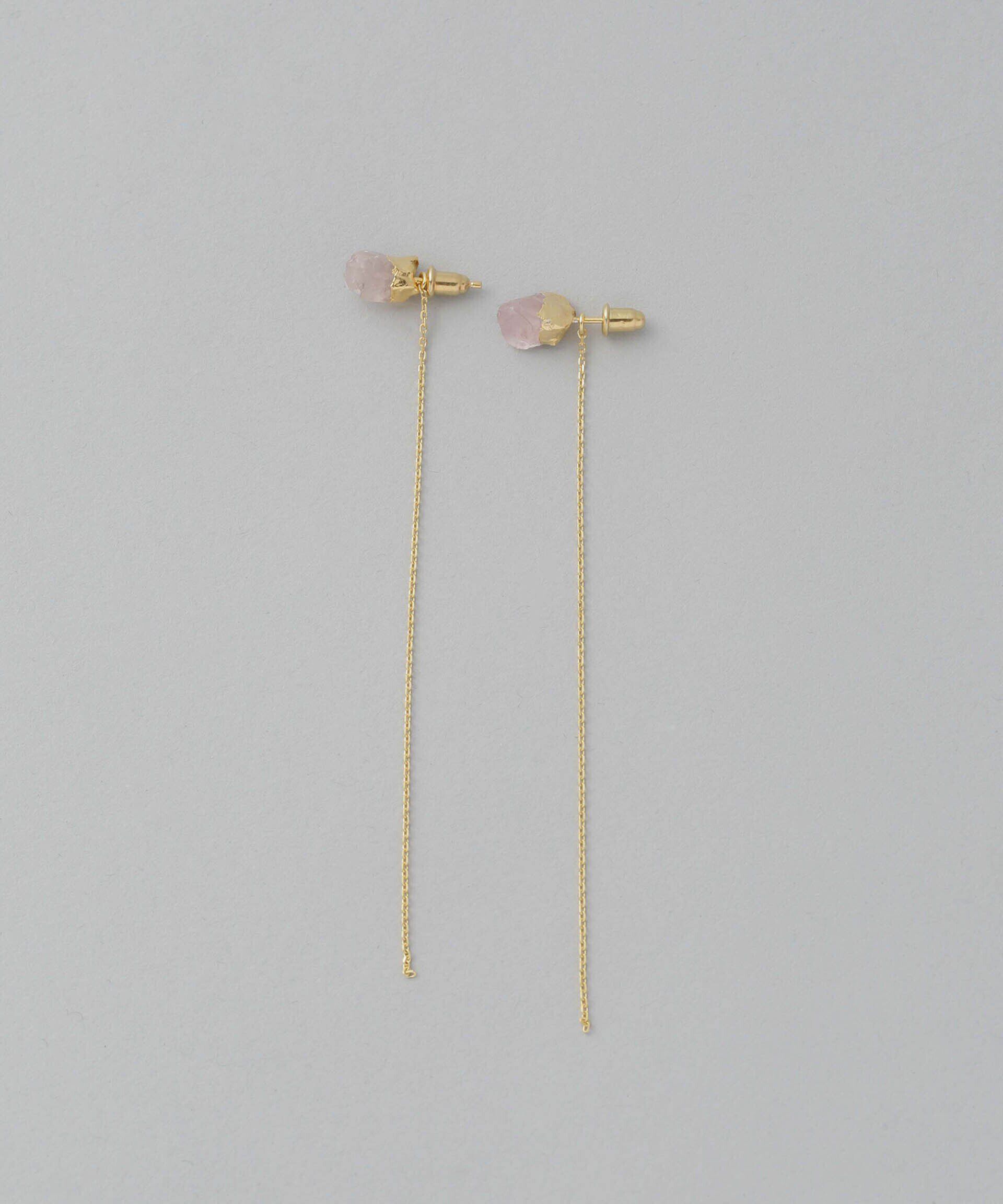 nano･universe「ストーンチェーンピアス」|ピアス|