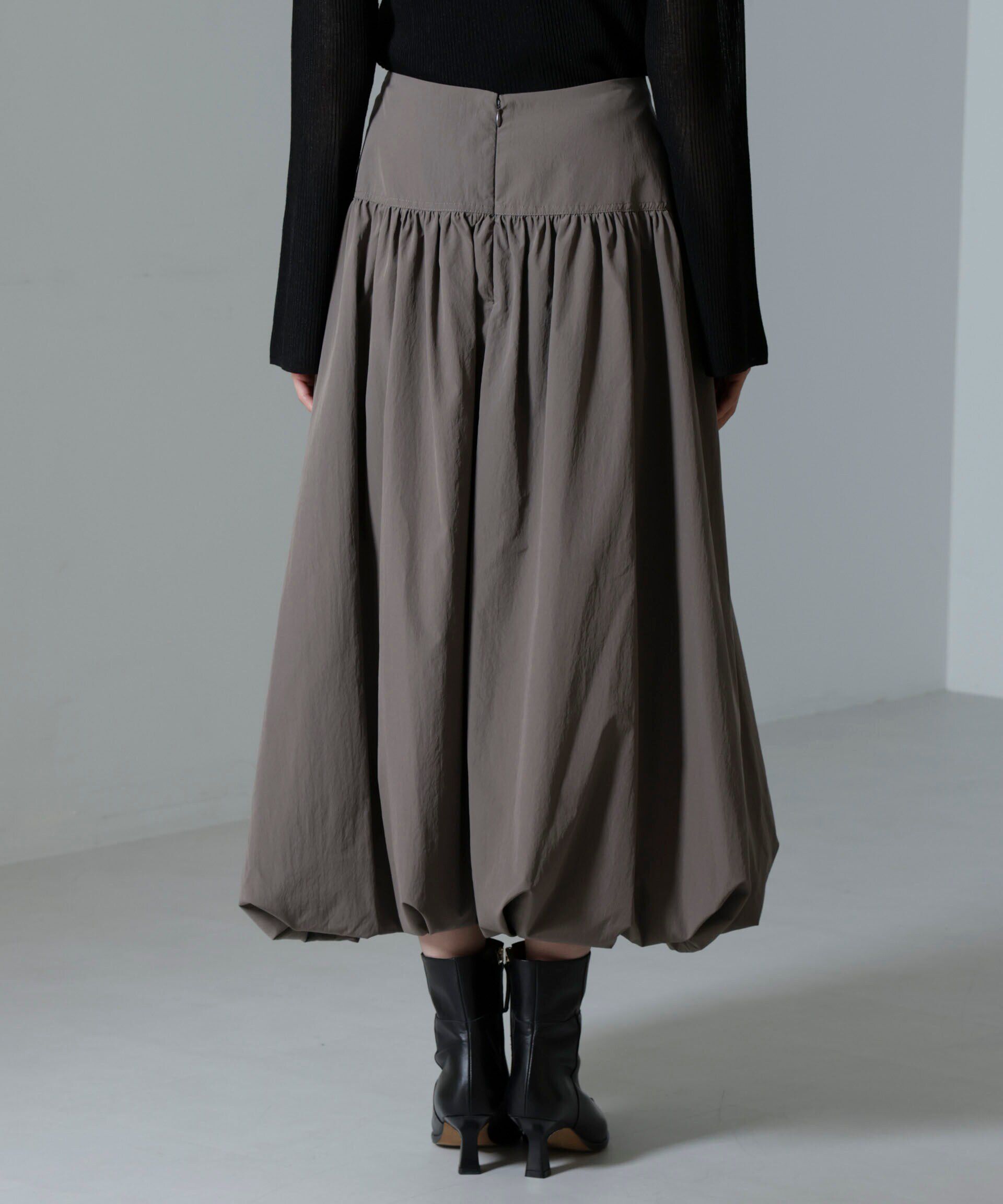 nano･universe「タフタバルーンスカート」|スカート|