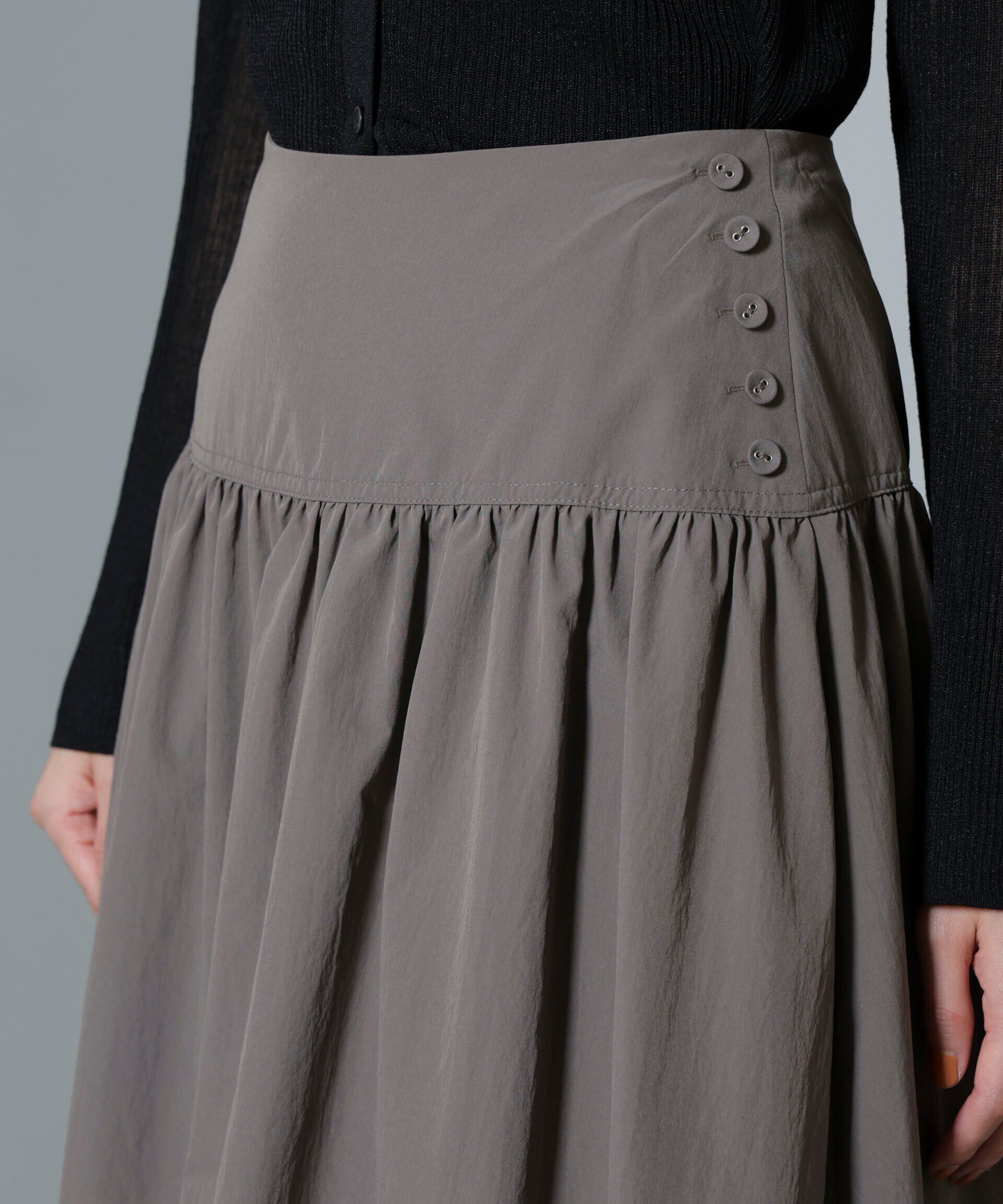 nano･universe「タフタバルーンスカート」|スカート|