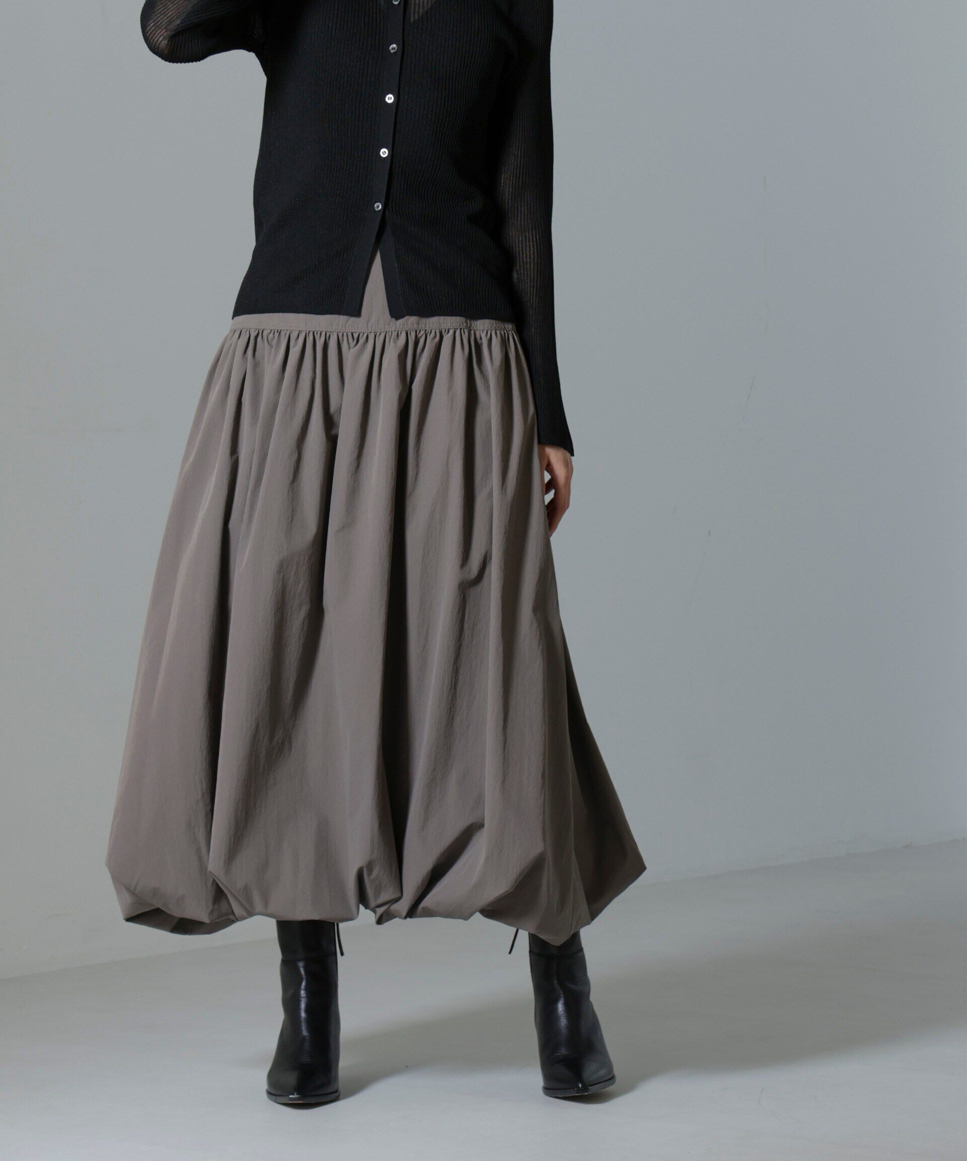 nano･universe「タフタバルーンスカート」|スカート|