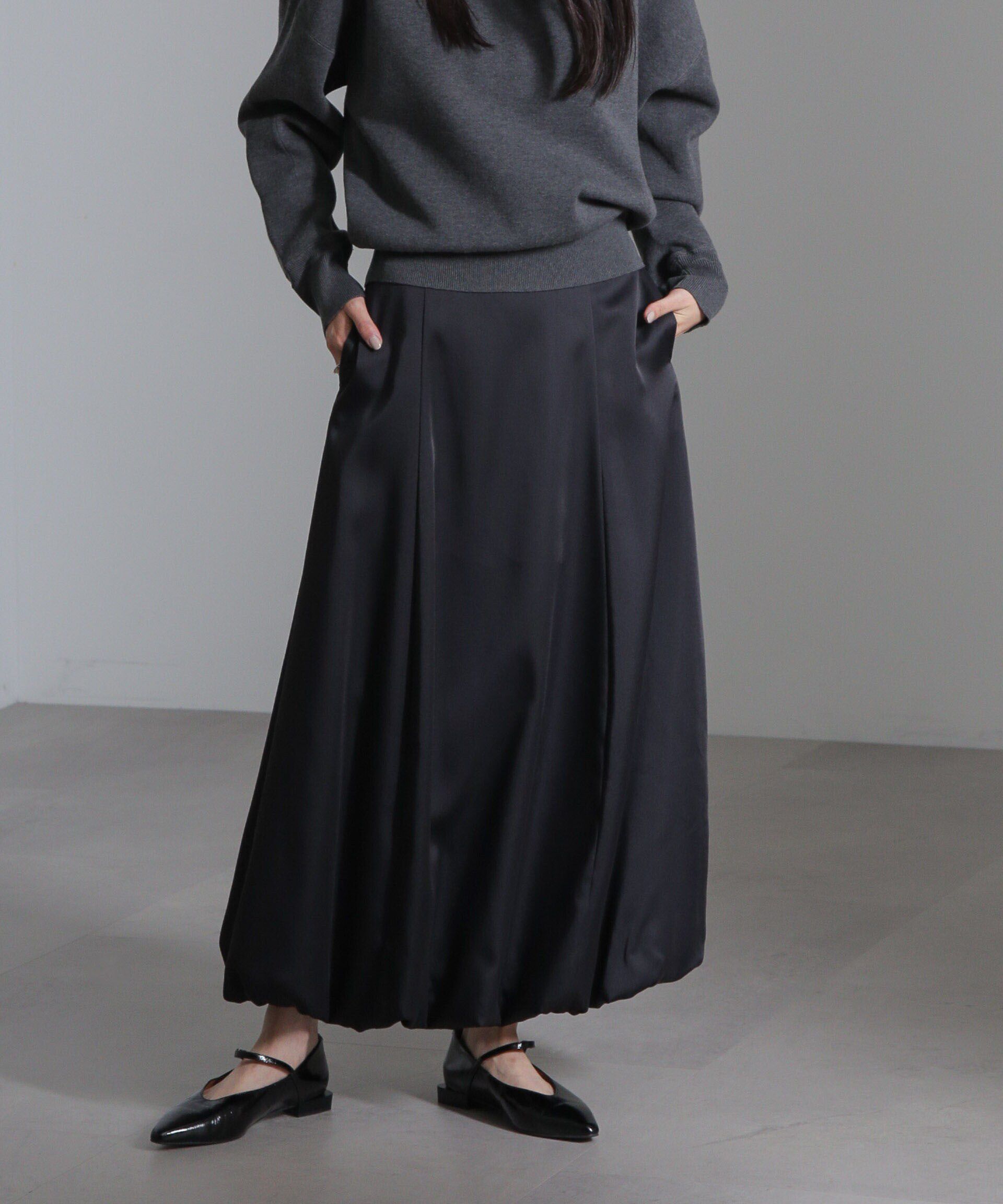 nano･universe「パネルラインバルーンスカート」|スカート|