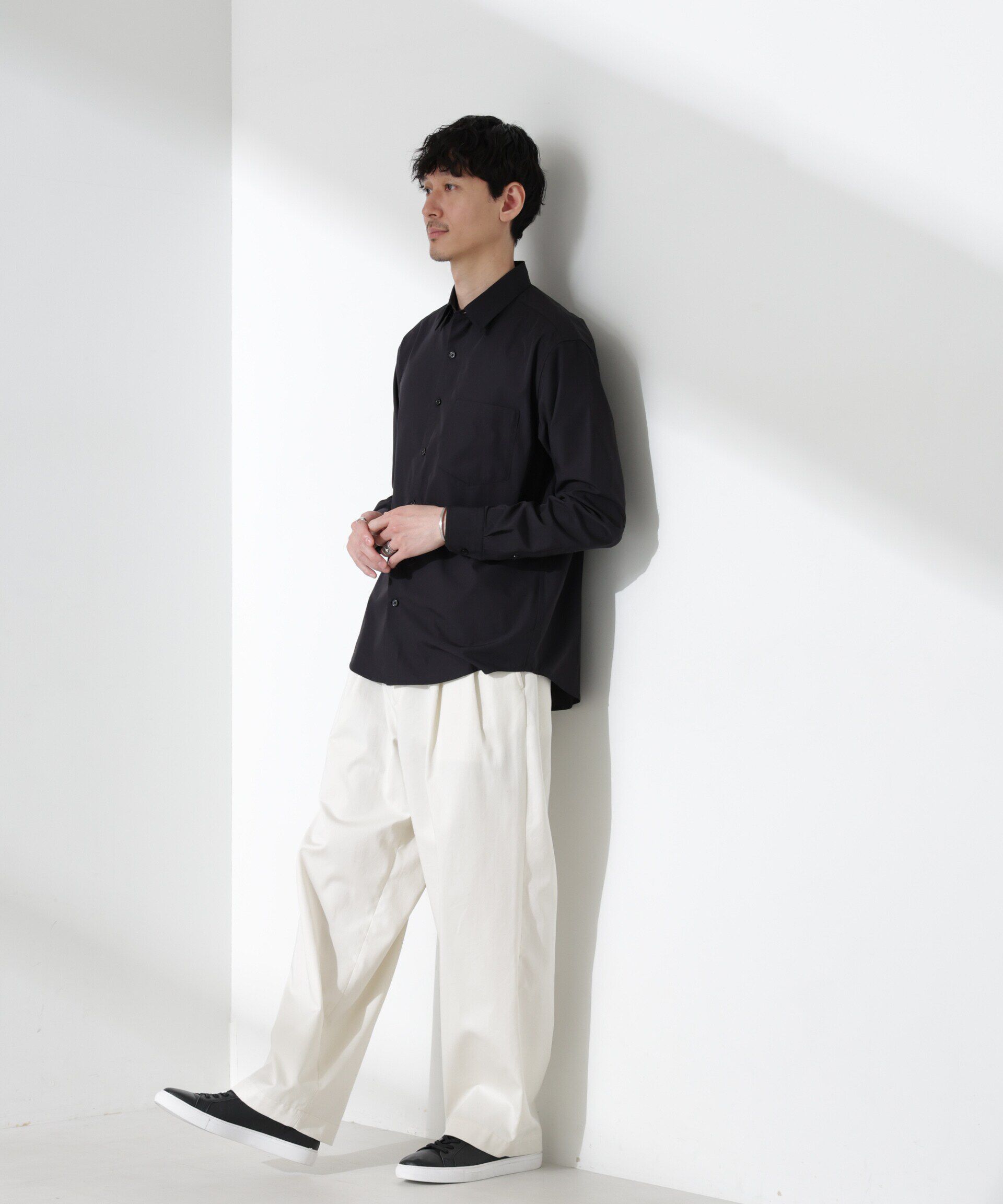 nano･universe「デイリースマート レギュラーカラーシャツ」|シャツ・ブラウス|