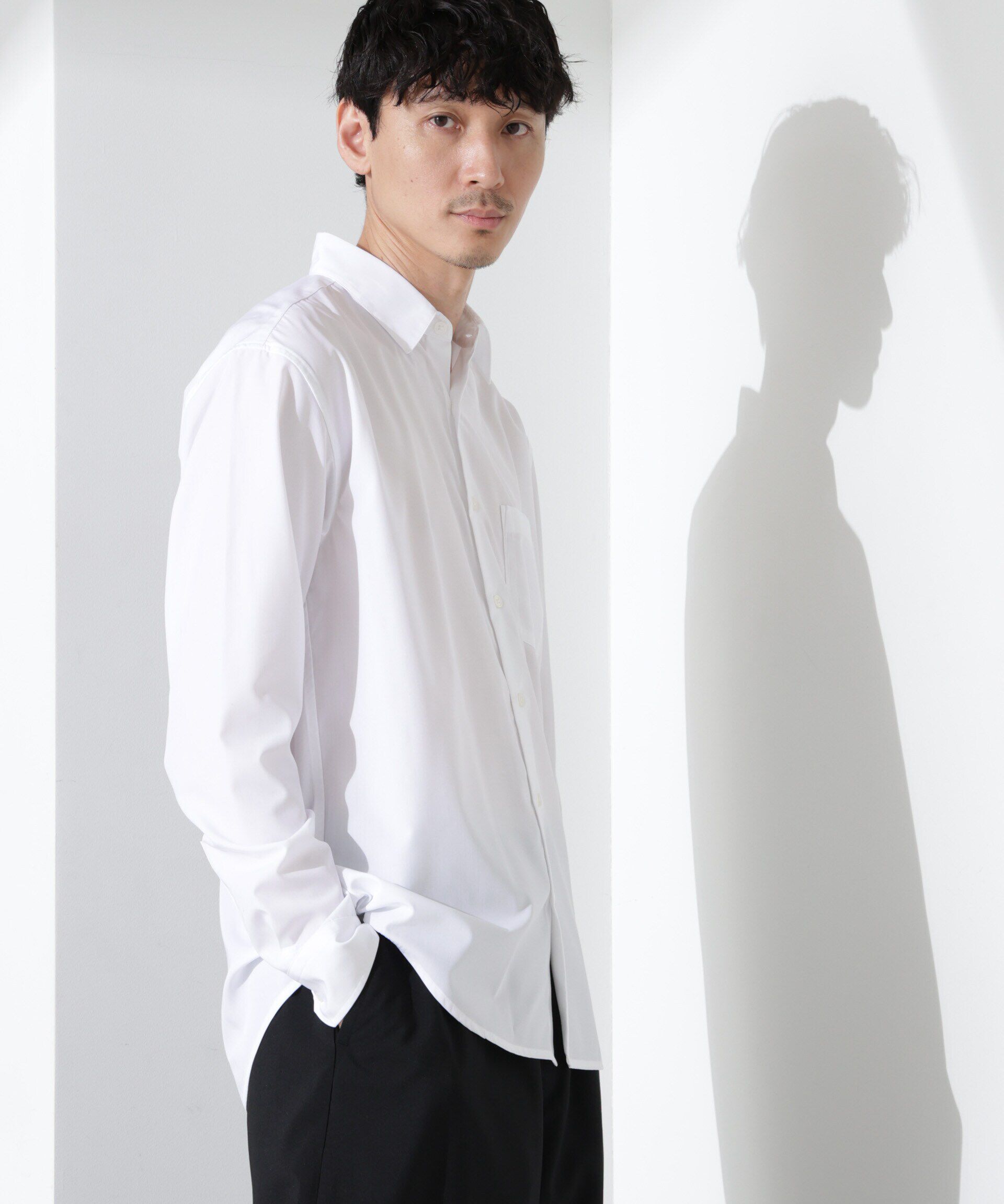 nano･universe「デイリースマート レギュラーカラーシャツ」|シャツ・ブラウス|