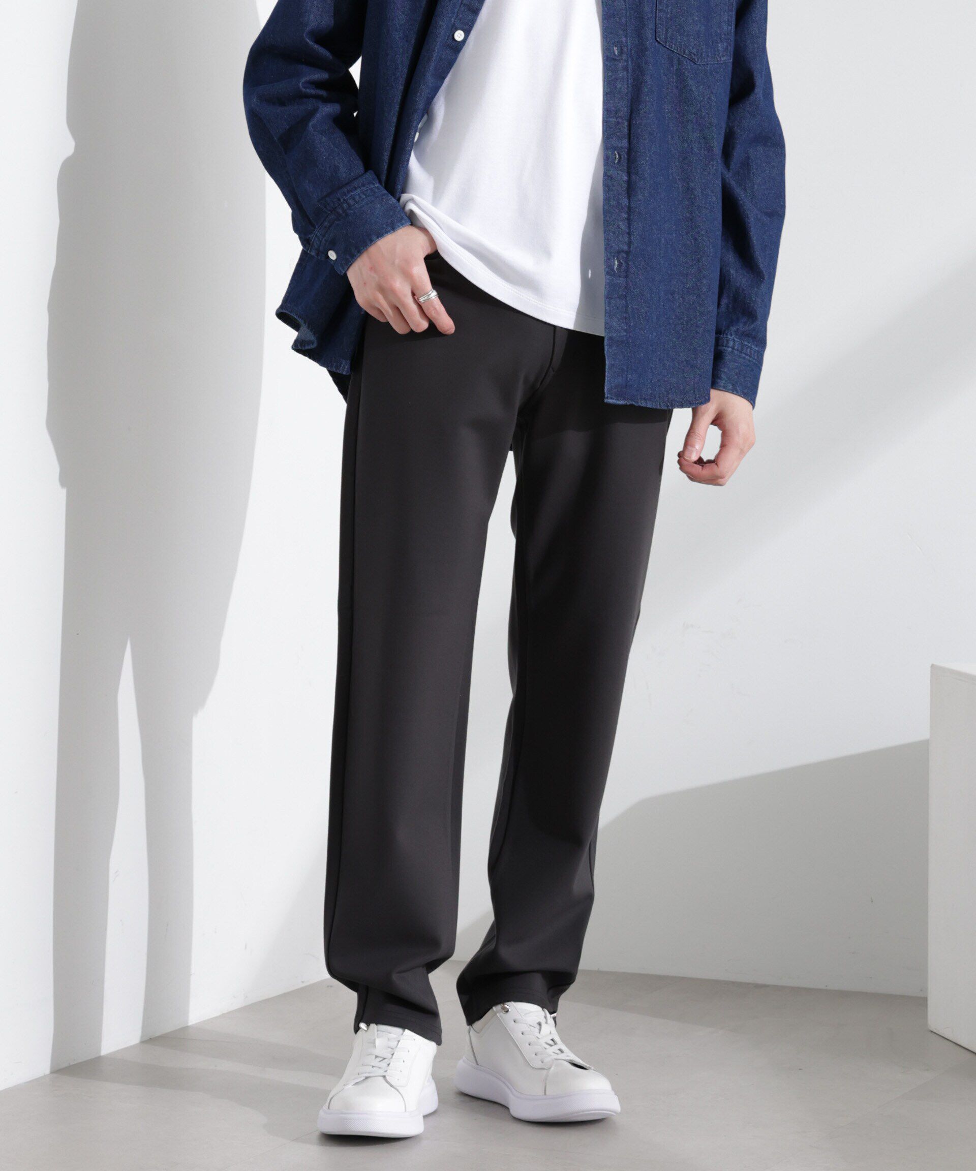 nano･universe「5P テーパードパンツ」|チノ|