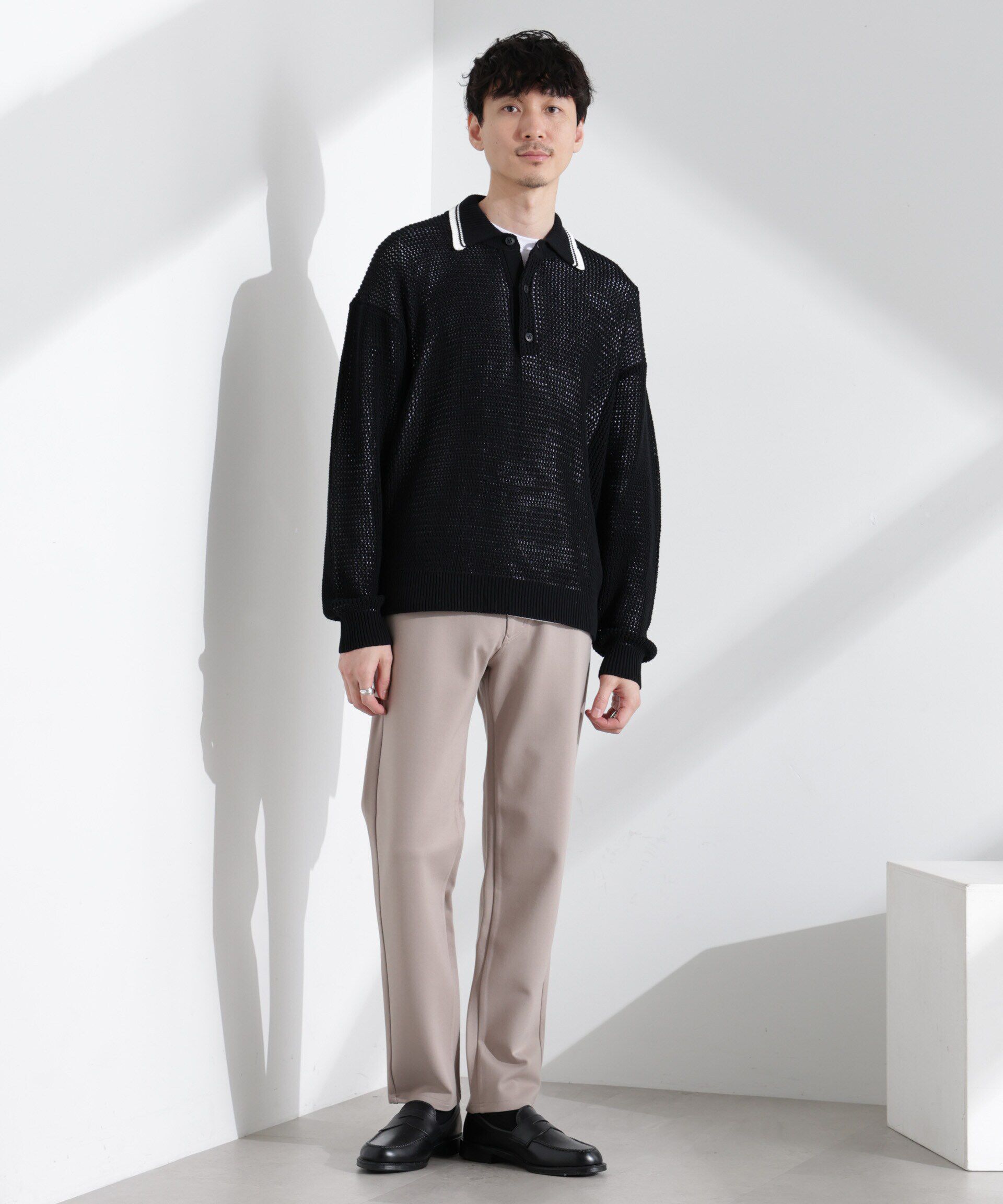 nano･universe「5P テーパードパンツ」|チノ|