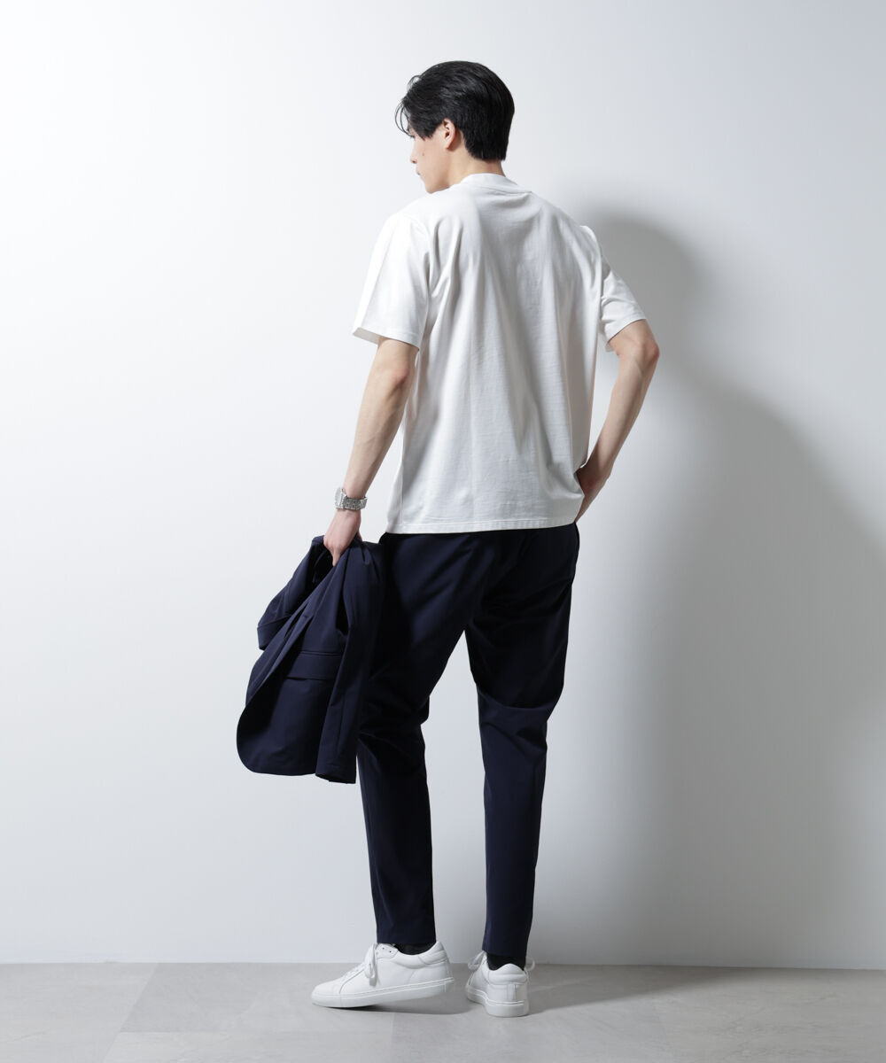 nano･universe「ジャケT(R) クルーネック 半袖」|Tシャツ・カットソー|