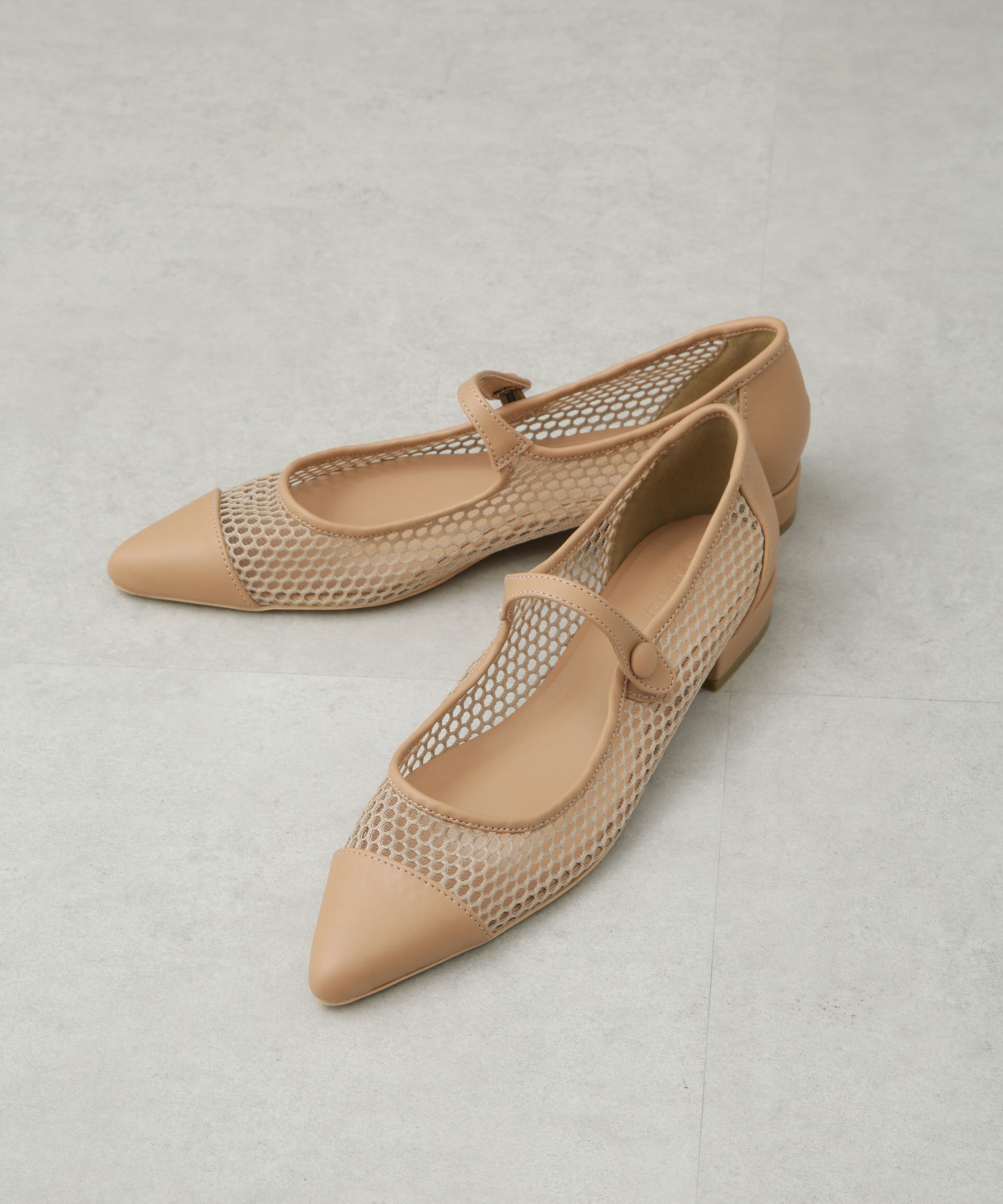 nano･universe「メッシュフラットパンプス」|ビジネス・ドレスシューズ|