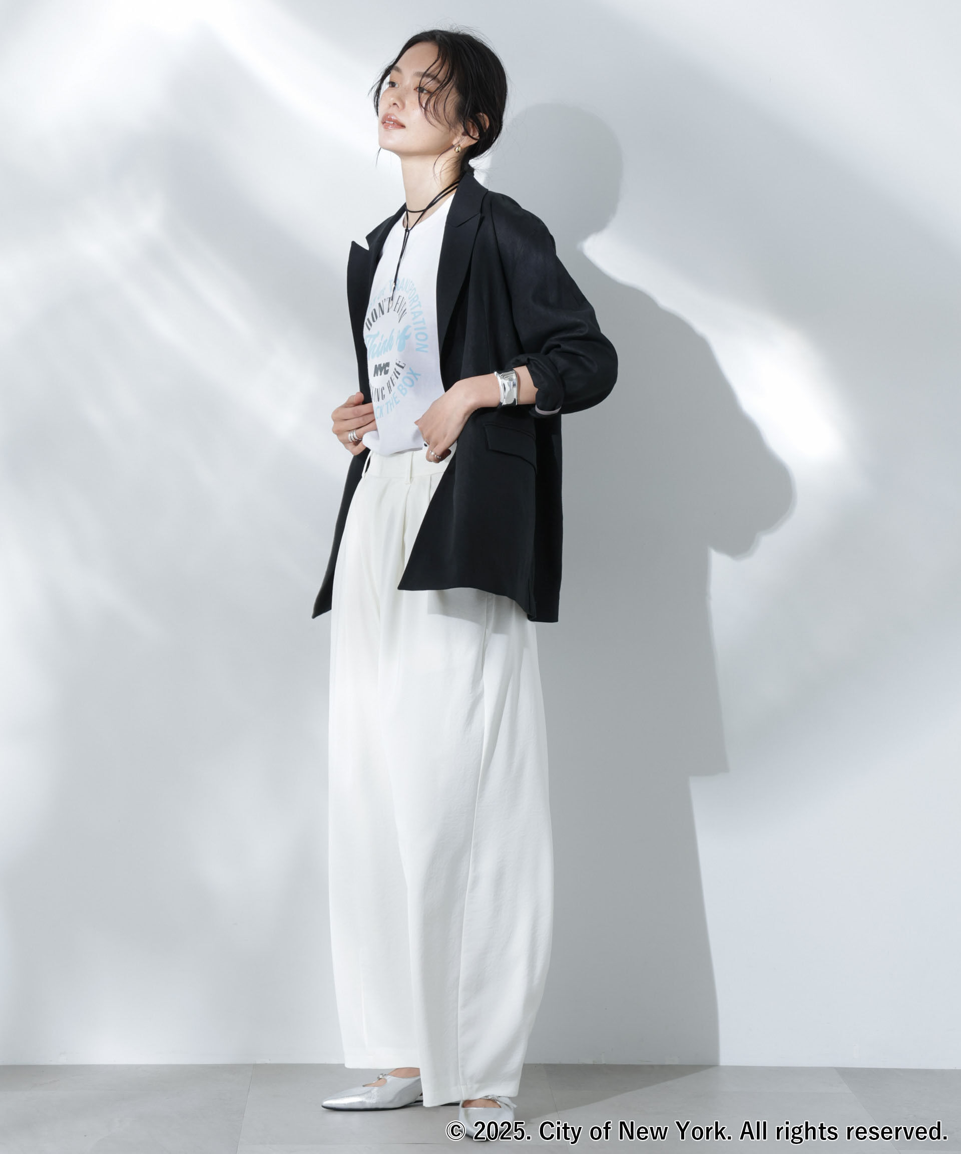 nano･universe「GOOD ROCK SPEED&times;Anti Soaked(R) 汗染み防止 NYC Tシャツ」|Tシャツ・カットソー|