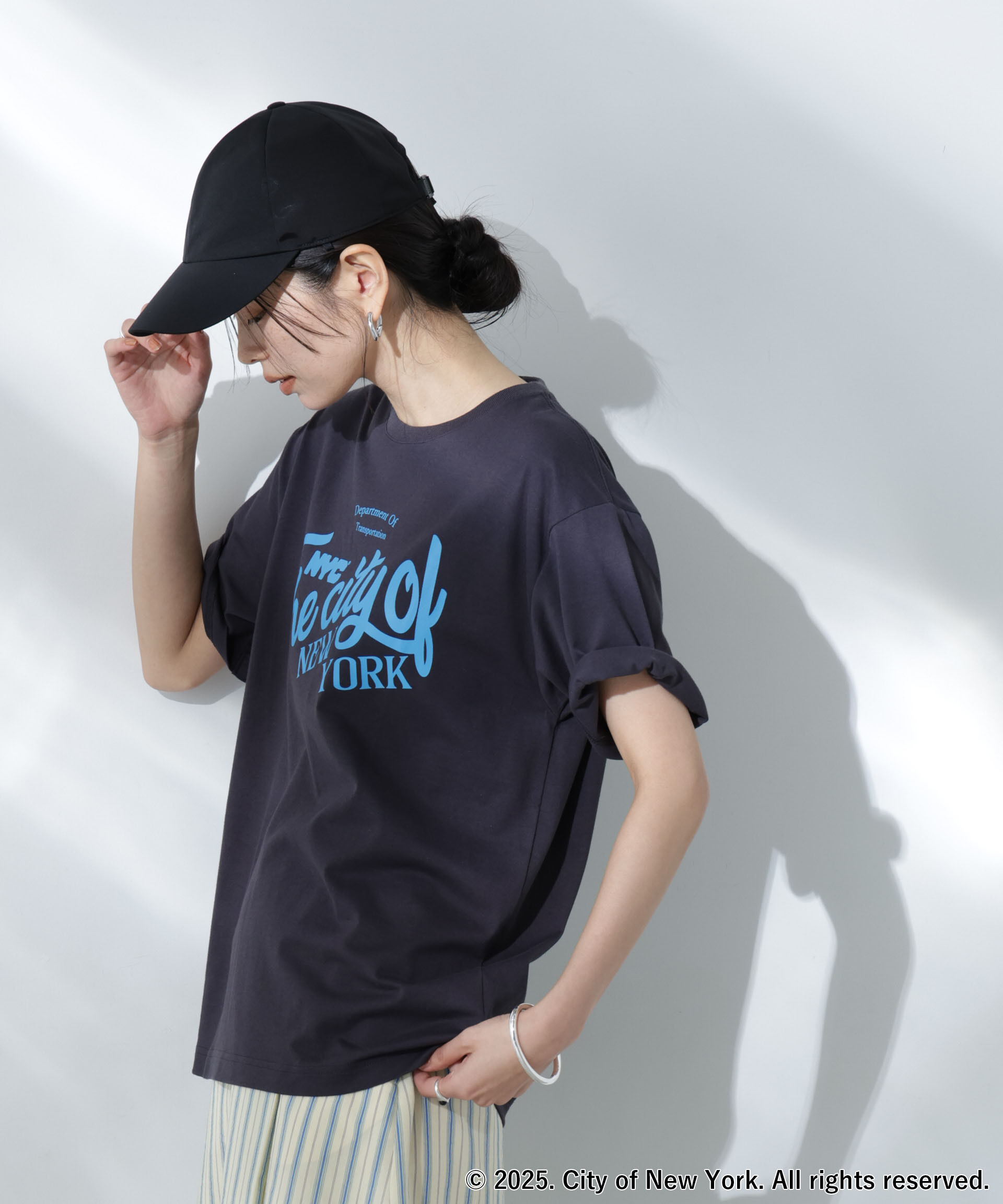 nano･universe「GOOD ROCK SPEED&times;Anti Soaked(R) 汗染み防止 NYC Tシャツ」|Tシャツ・カットソー|