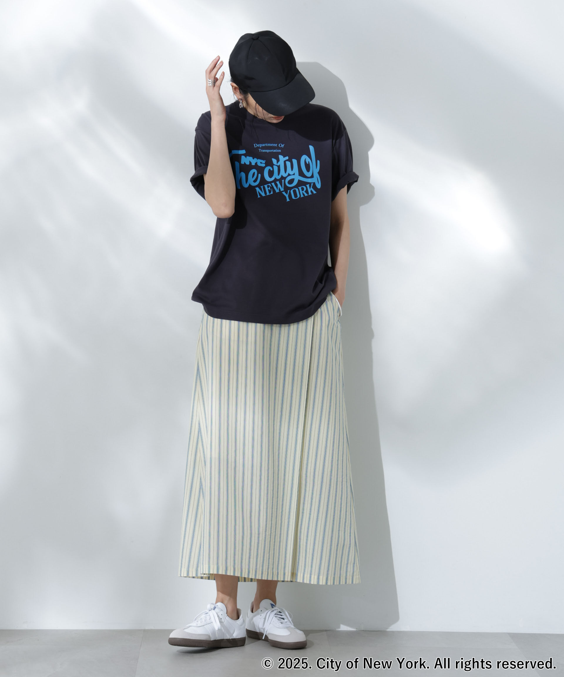 nano･universe「GOOD ROCK SPEED&times;Anti Soaked(R) 汗染み防止 NYC Tシャツ」|Tシャツ・カットソー|