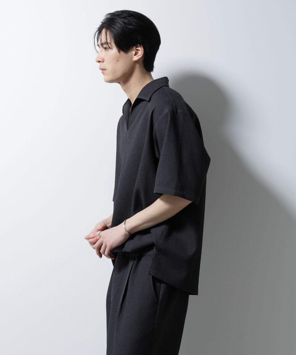 nano･universe「「MC」coveross(R)EOS ポリエステル ブッチャースキッパーシャツ」|シャツ・ブラウス|