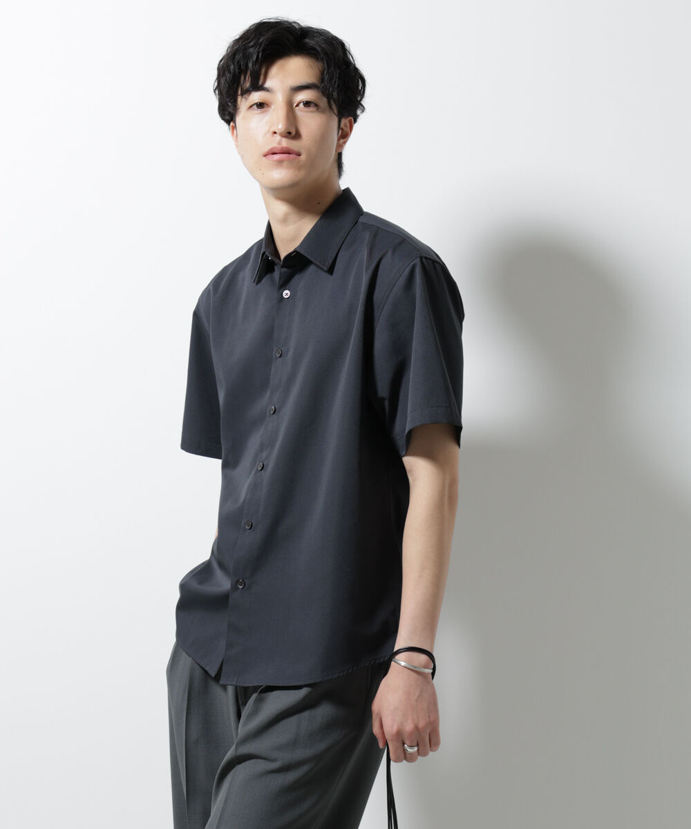 nano･universe「スタンダードレギュラーカラーシャツ/半袖」|シャツ・ブラウス|スミクロ1