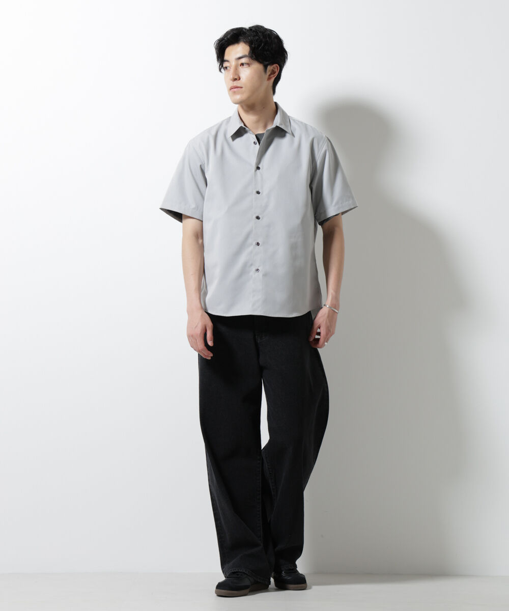 nano･universe「スタンダードレギュラーカラーシャツ/半袖」|シャツ・ブラウス|