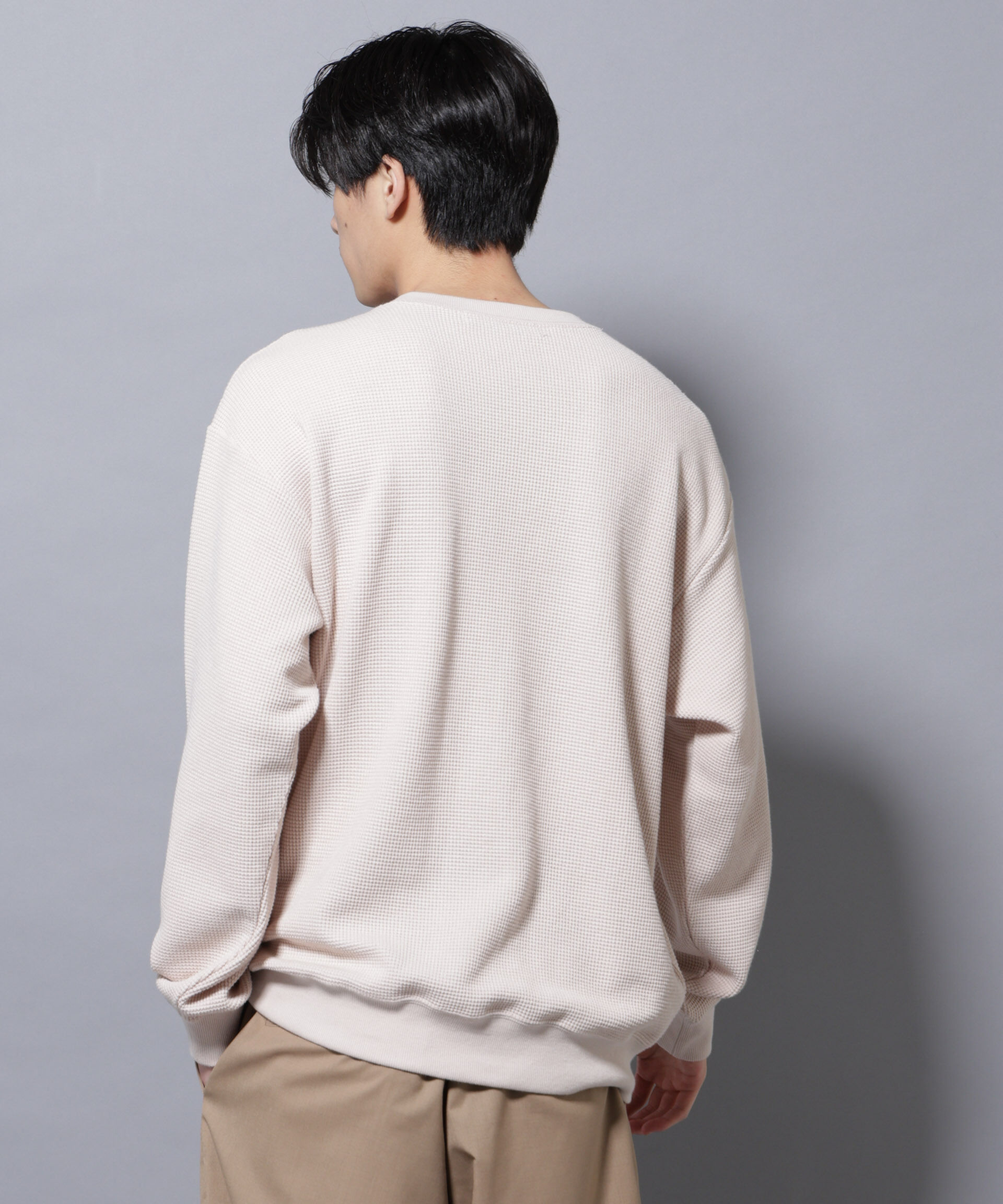 nano･universe「テックワッフルクルーネックＴシャツ」|Tシャツ・カットソー|