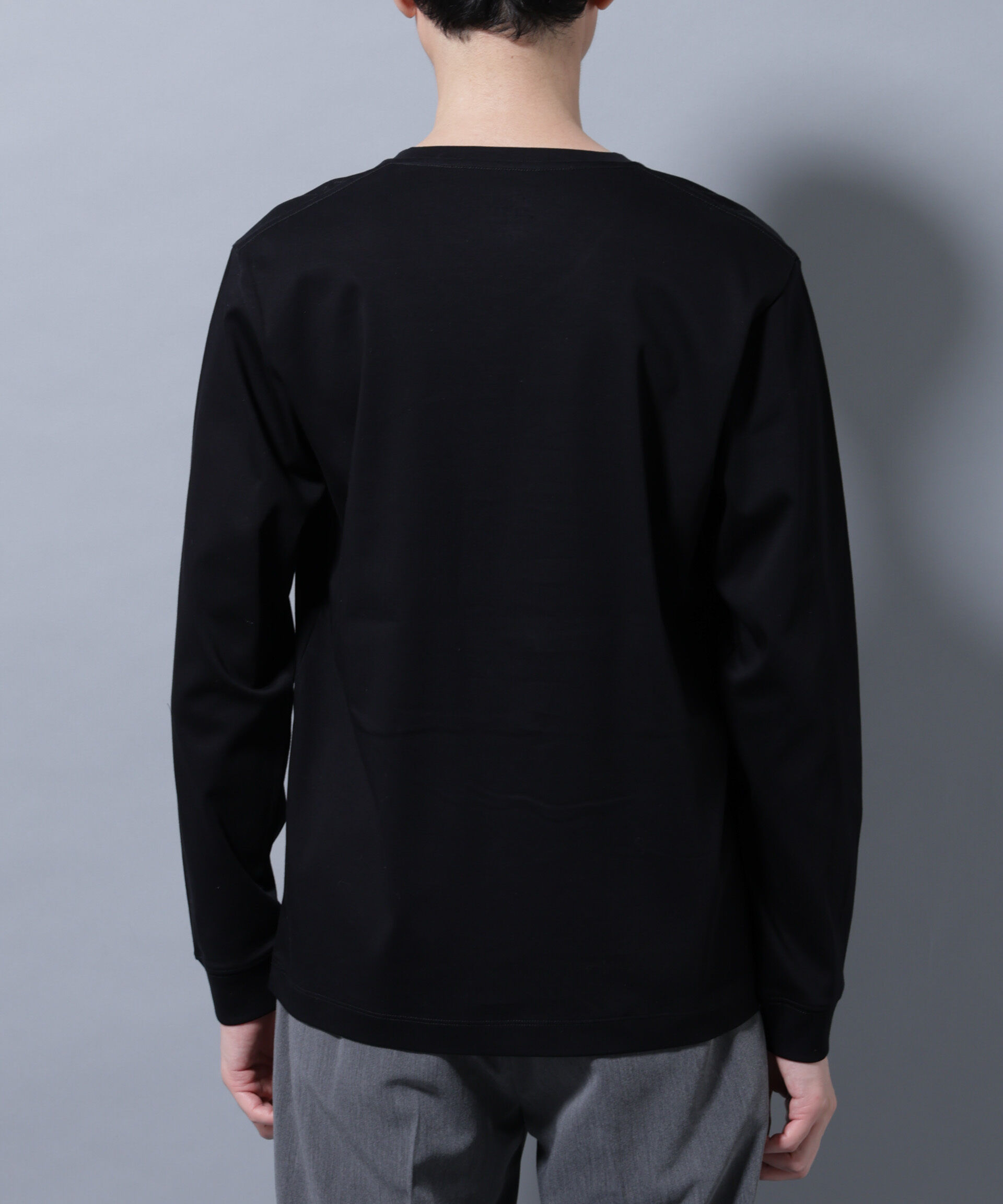 nano･universe「アンチスメルVネックTシャツ 長袖」|Tシャツ・カットソー|