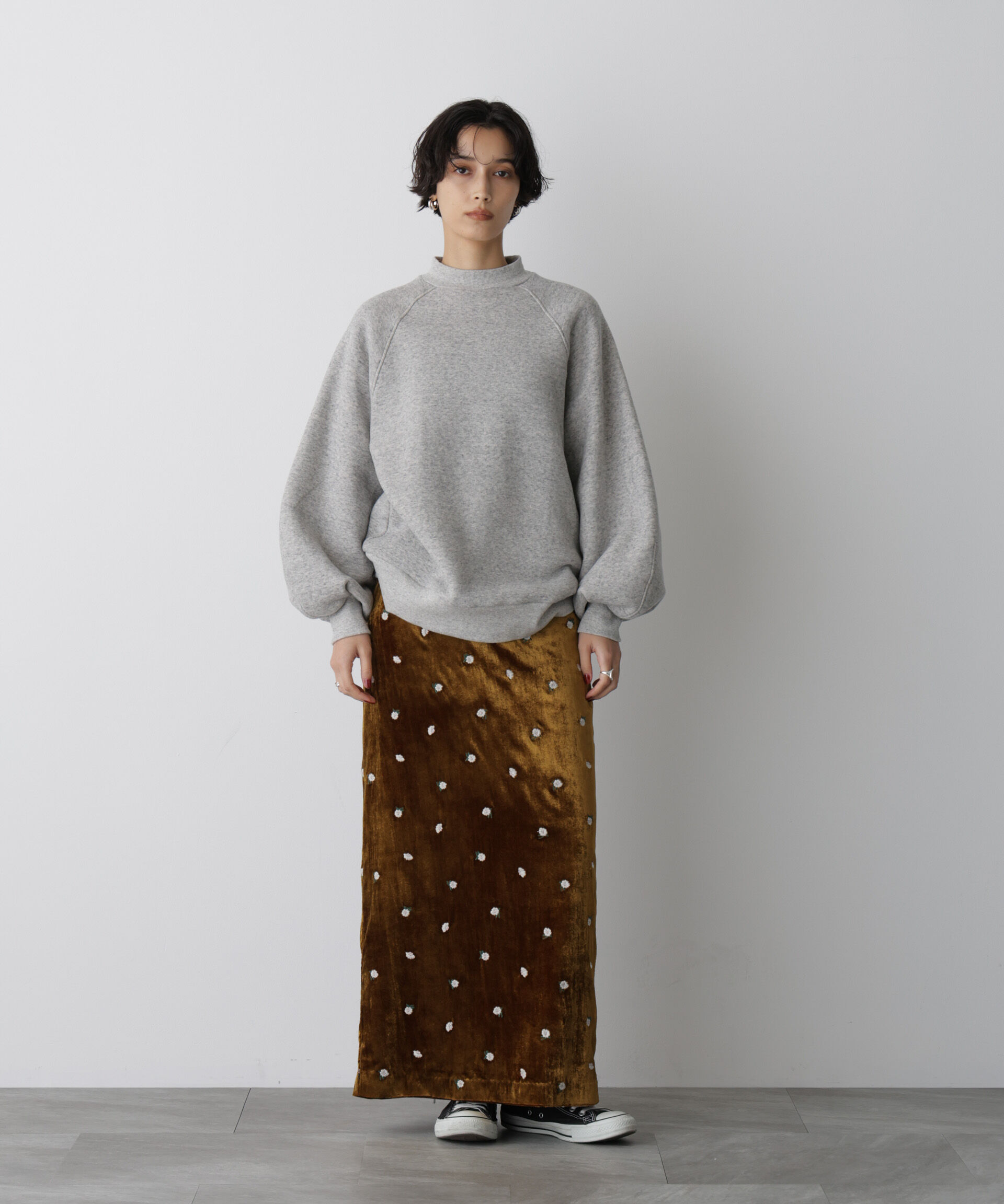  「「STEVELOUR」フラッフィースタンドプルオーバー」|スウェット・ジャージ|