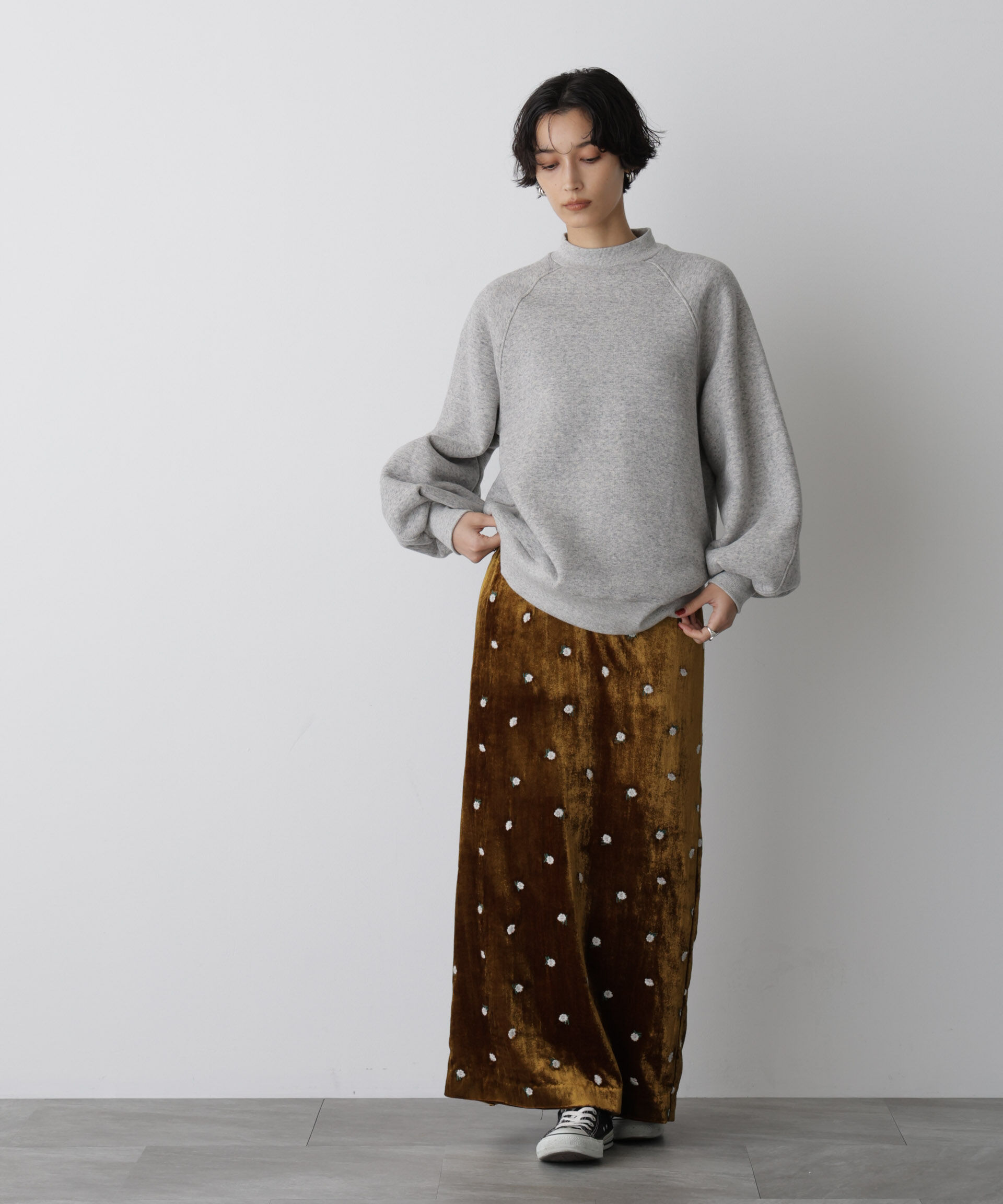  「「STEVELOUR」フラッフィースタンドプルオーバー」|スウェット・ジャージ|