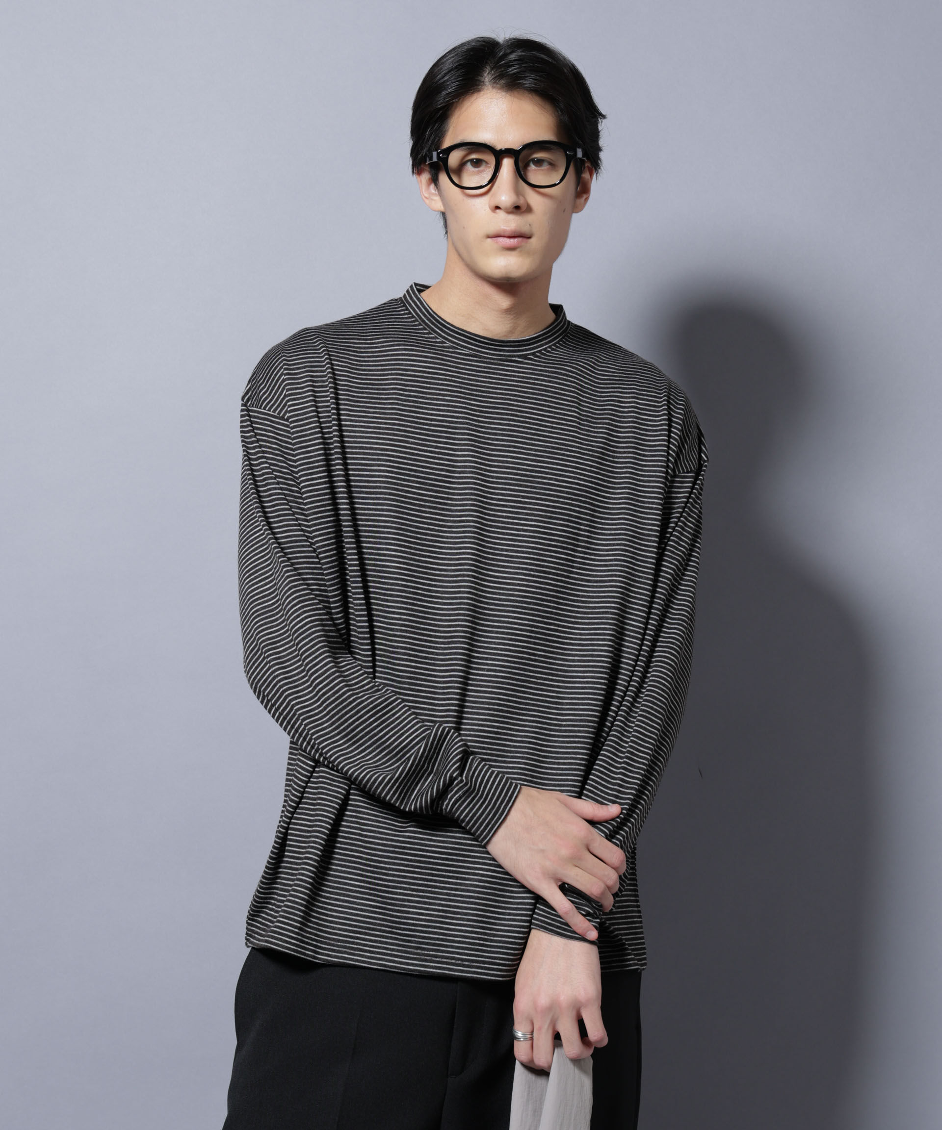 nano･universe「MIYATA&times;NANO JAPAN MADE 100%WOOL Tシャツ」|Tシャツ・カットソー|ブラウン