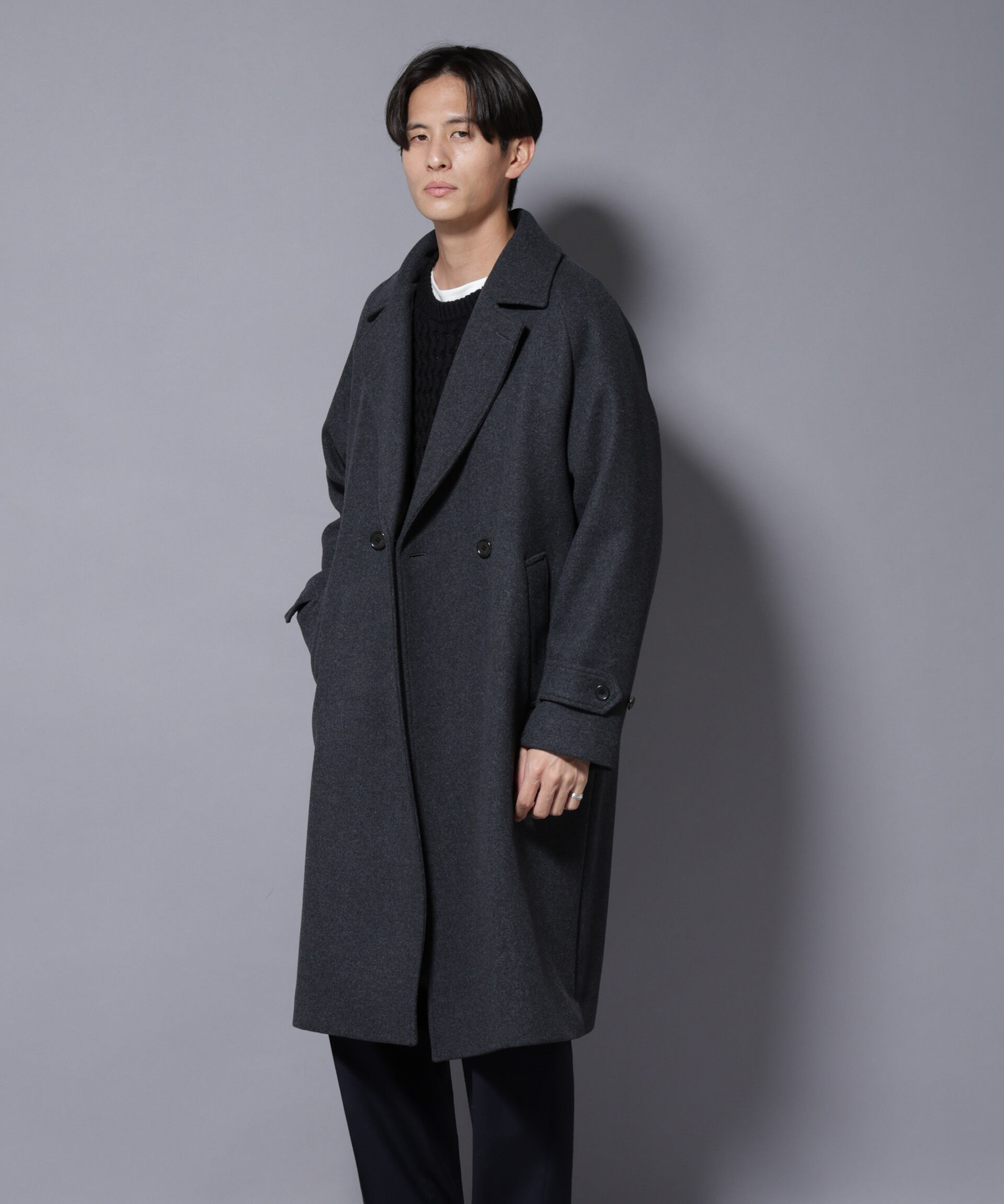 nano･universe「ウールカシミヤメルトンダブルコート」|その他|