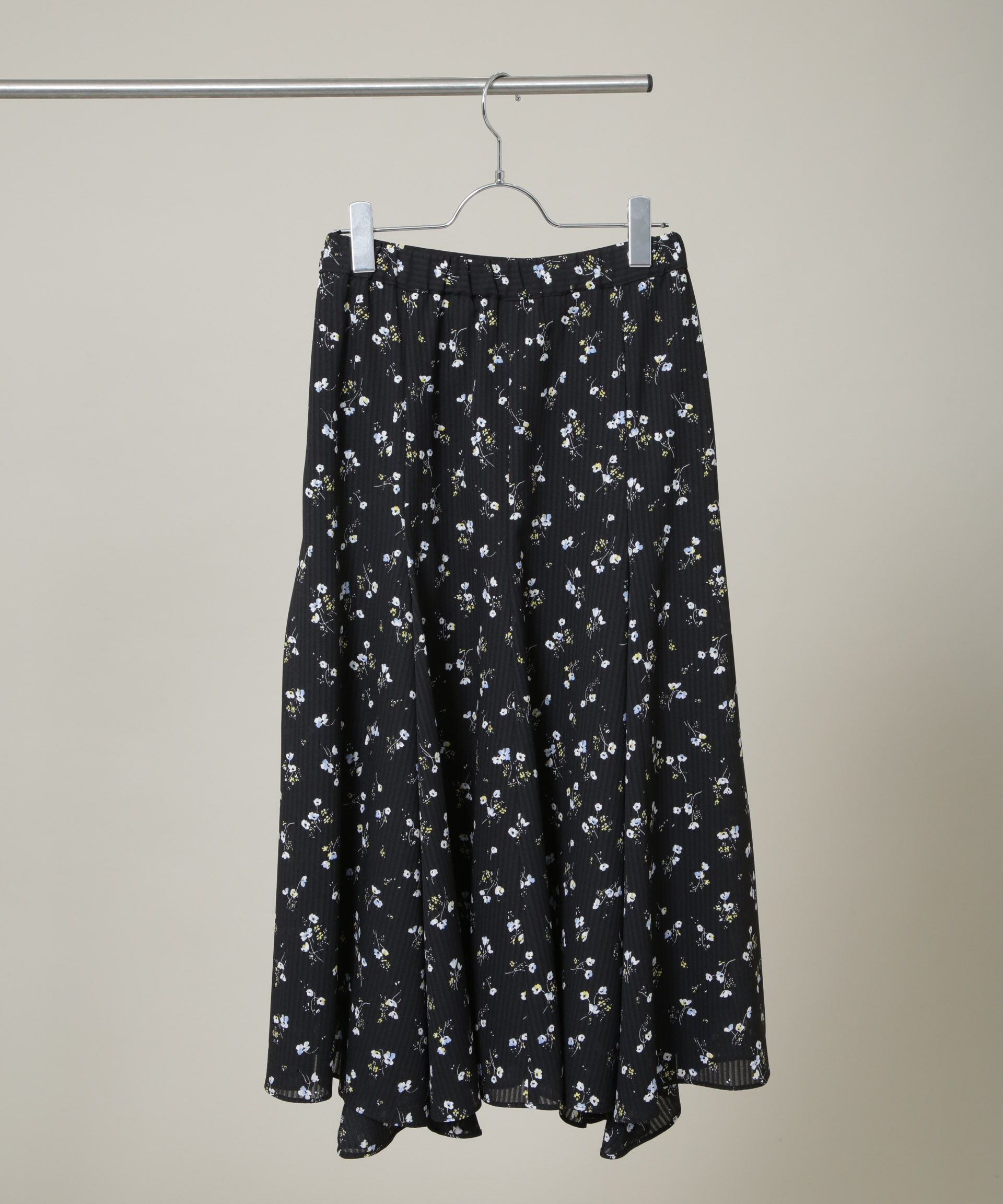 nano･universe「フラワープリントイレヘムタックフレアスカート(セットアップ可)」|スカート|