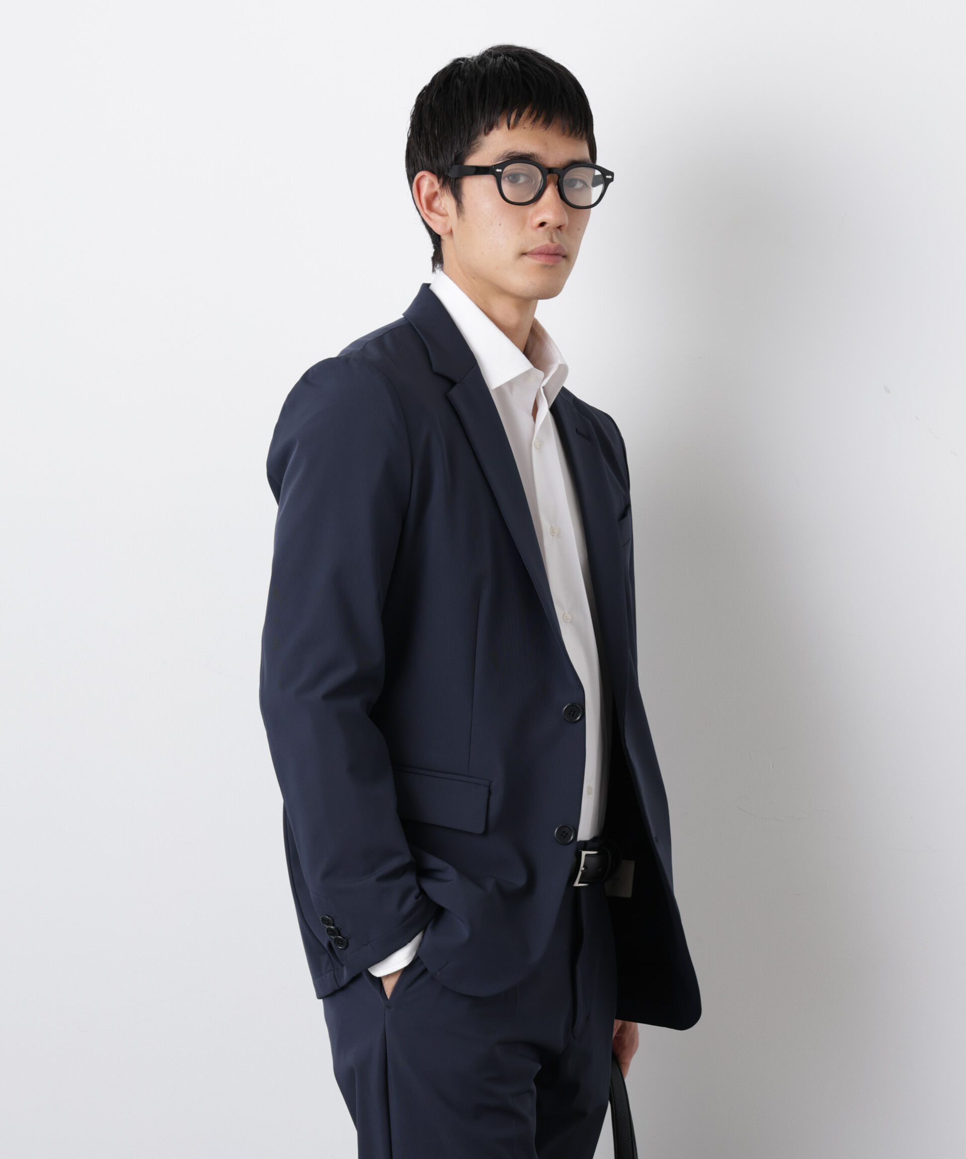 nano･universe「｢Damerino｣コードレーンストレッチセットアップ」|スーツ|