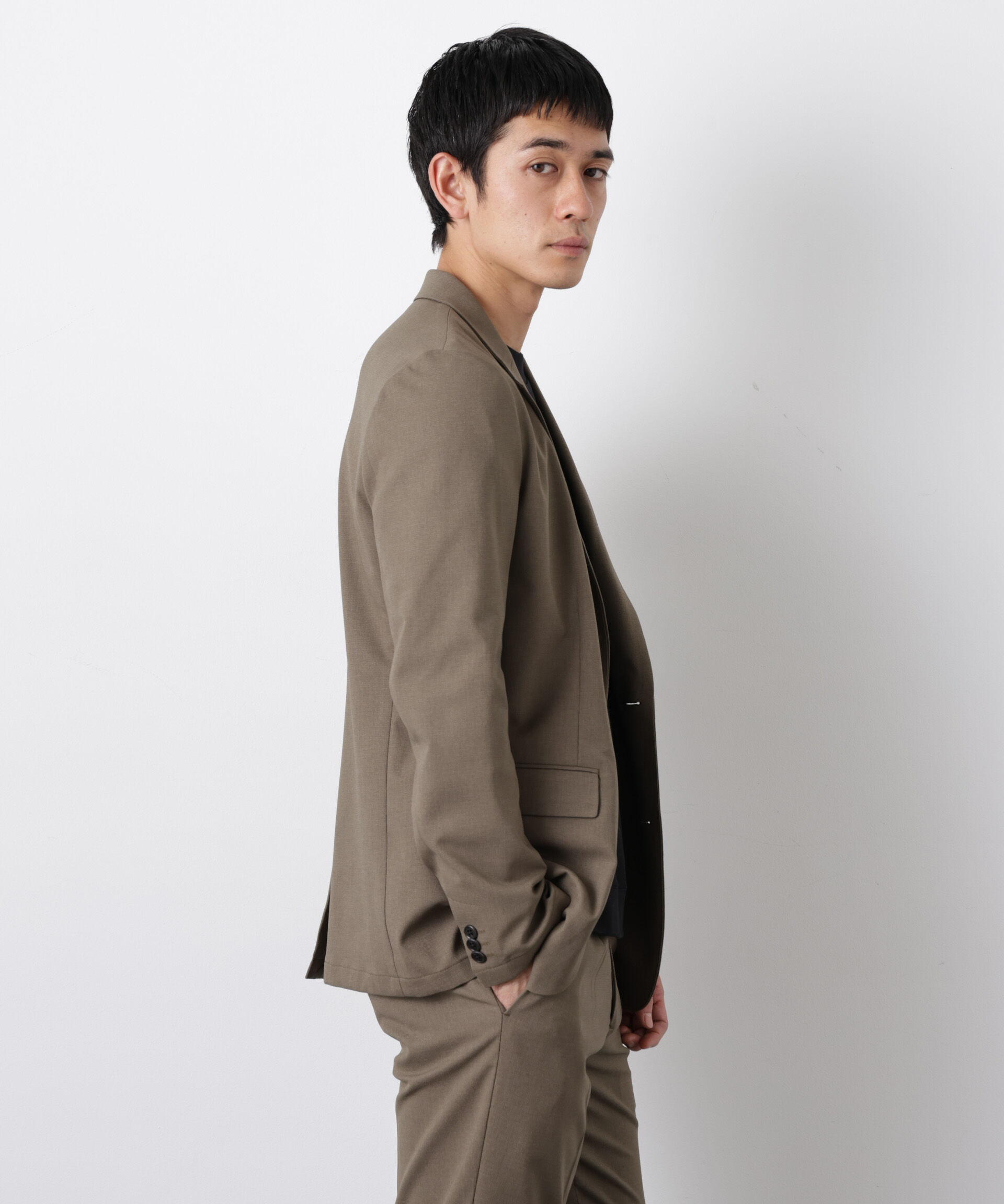 nano･universe「｢Damerino｣Reflax(R)ドライオックスストレッチセットアップ/吸水速乾」|スーツ|