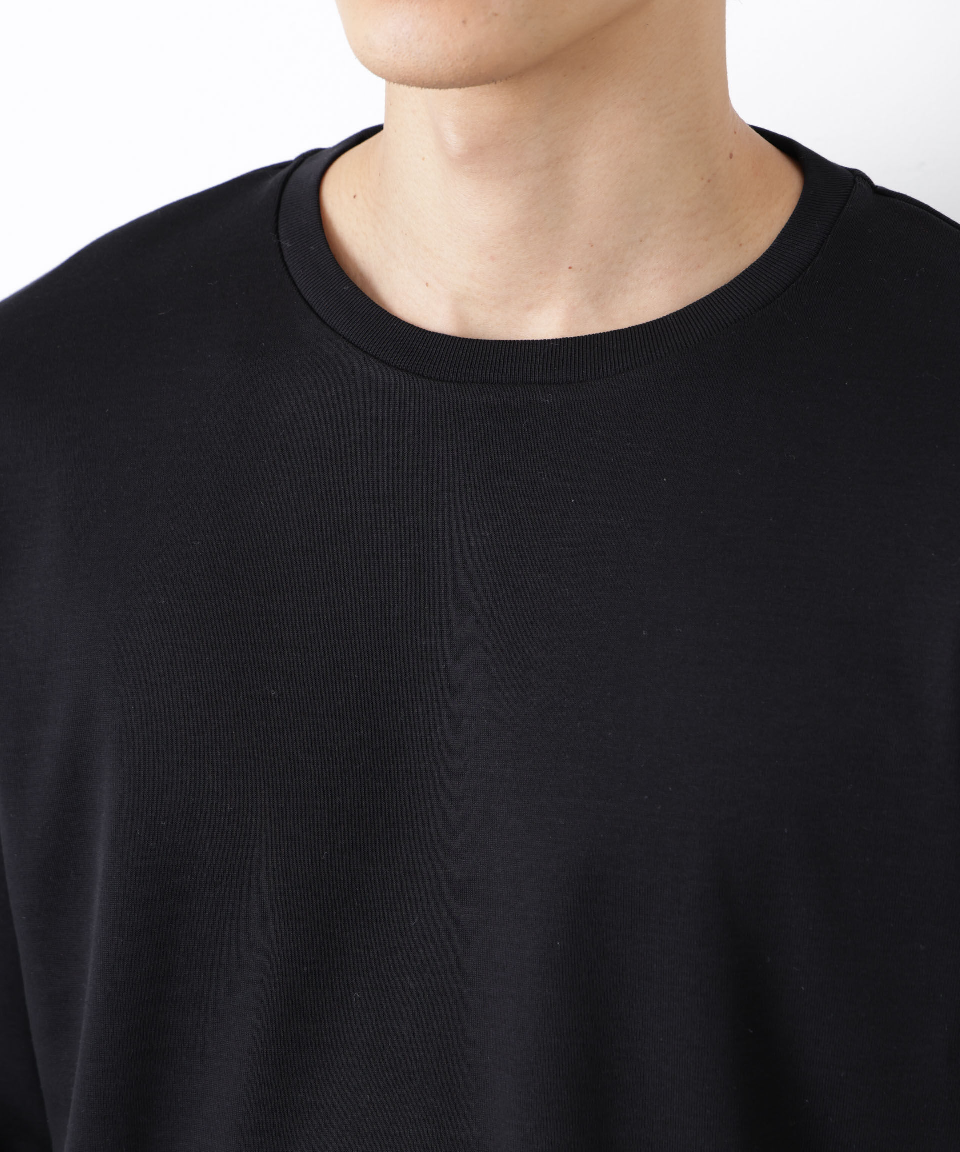 nano･universe「「FORMAL JERSEY」クルーネックカットソー長袖」|Tシャツ・カットソー|